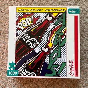 Coca-cola 1,000 piece jigsaw puzzle . GUC.